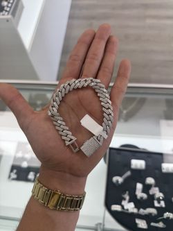 12mm Moissanite Bracelet 