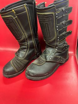 2 pairs Icon Elsinore motorcycle boots