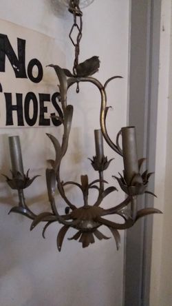 Vintage candelabra chandelier