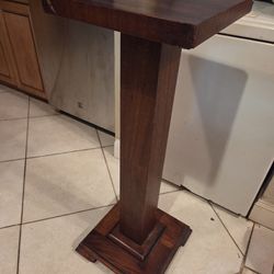 Mission Oak Large Plant Stand. Heavy.