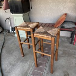 wood stools