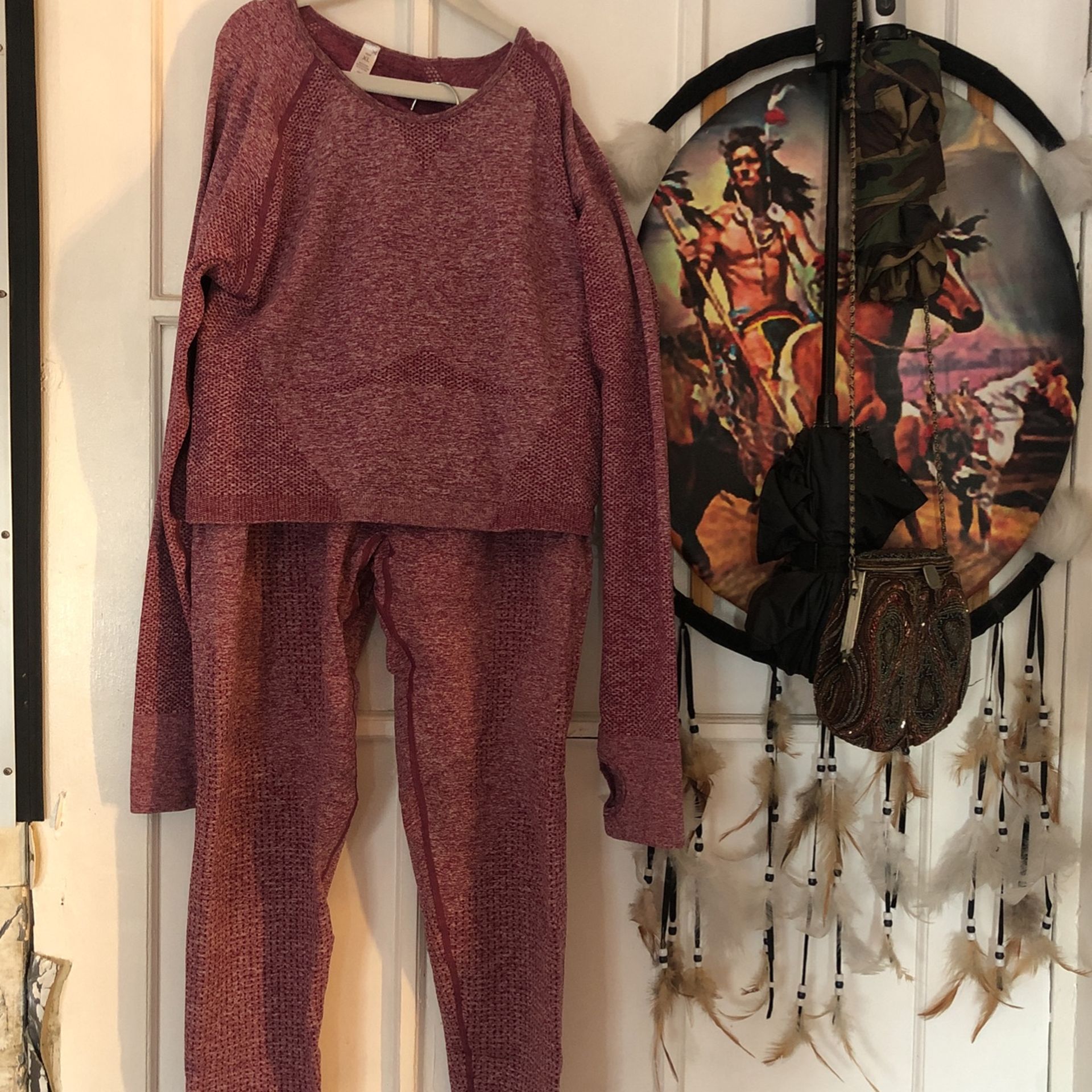 Plum Purple Workout Outfit