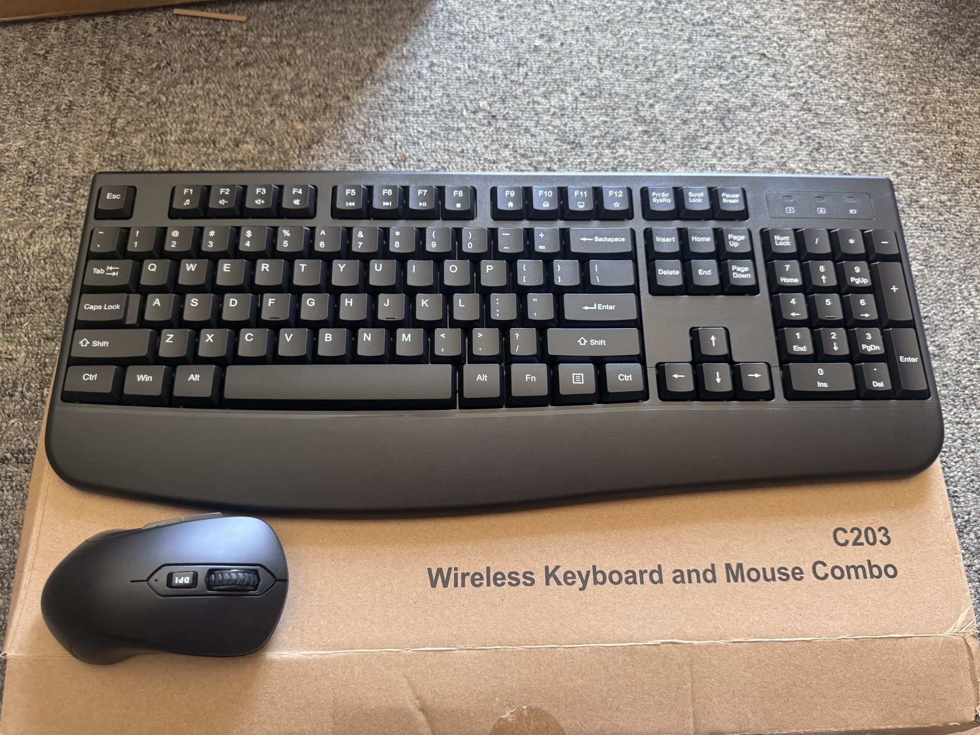 Wireless Keyboard With Mouse