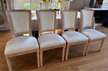 4 Dining chairs