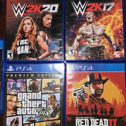 Ps4 GAMES LIKE NEW 