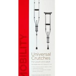 Equate Universal Crutches - Aluminum