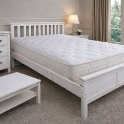 🛏️ Beautiful White (5) Piece IKEA Queen Bedroom Set 🛏️