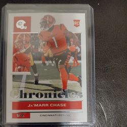 2021 Panini Chronicles Ja Marr Chase Rookie Card