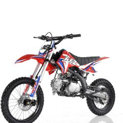 125CC Dirtbike Apollo RFZ Racing Gas Dirt Bike with Twin Spare Heave Duty Steel Frame Big Tires 17/14 inch 4 Speed Dirtbike for Youth Adult Vitacci Di