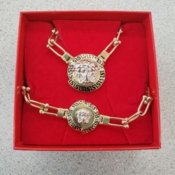 14k Necklace And Bracelet Combo
