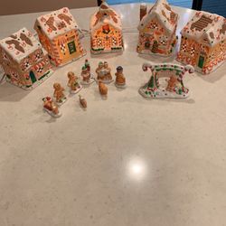 Vintage Gingerbread Village 