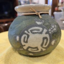 Raku Vase
