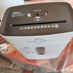 Bonsen White Paper Shredder 