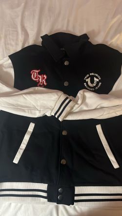 True Religion varsity jacket/sweater