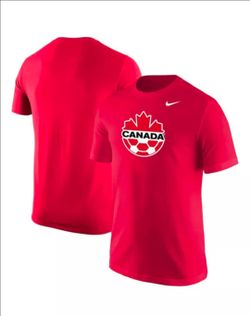 Canada Team Soccer/Football Core Nike Men's Medium Cotton Crew T-Shirt NWT