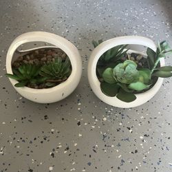 Faux Plant (selling The Pots Bc Plants Are Missing)