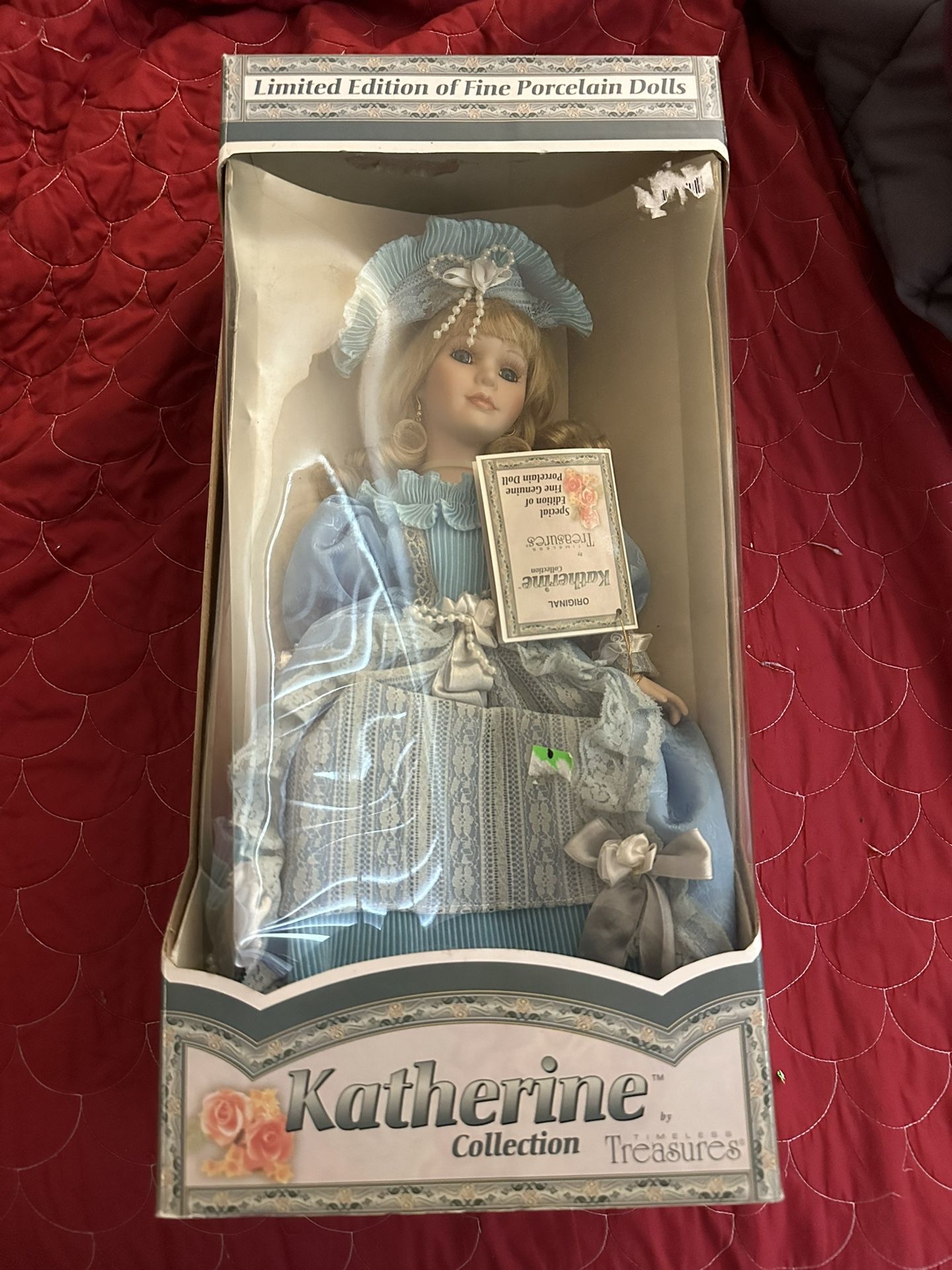 katherine collection timeless treasures doll year 2002 Katherine® Collection by Treasures® Collector's Doll Edition with production limited to one ye