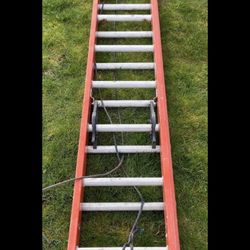 Heavy Duty 24 Foot Ladder