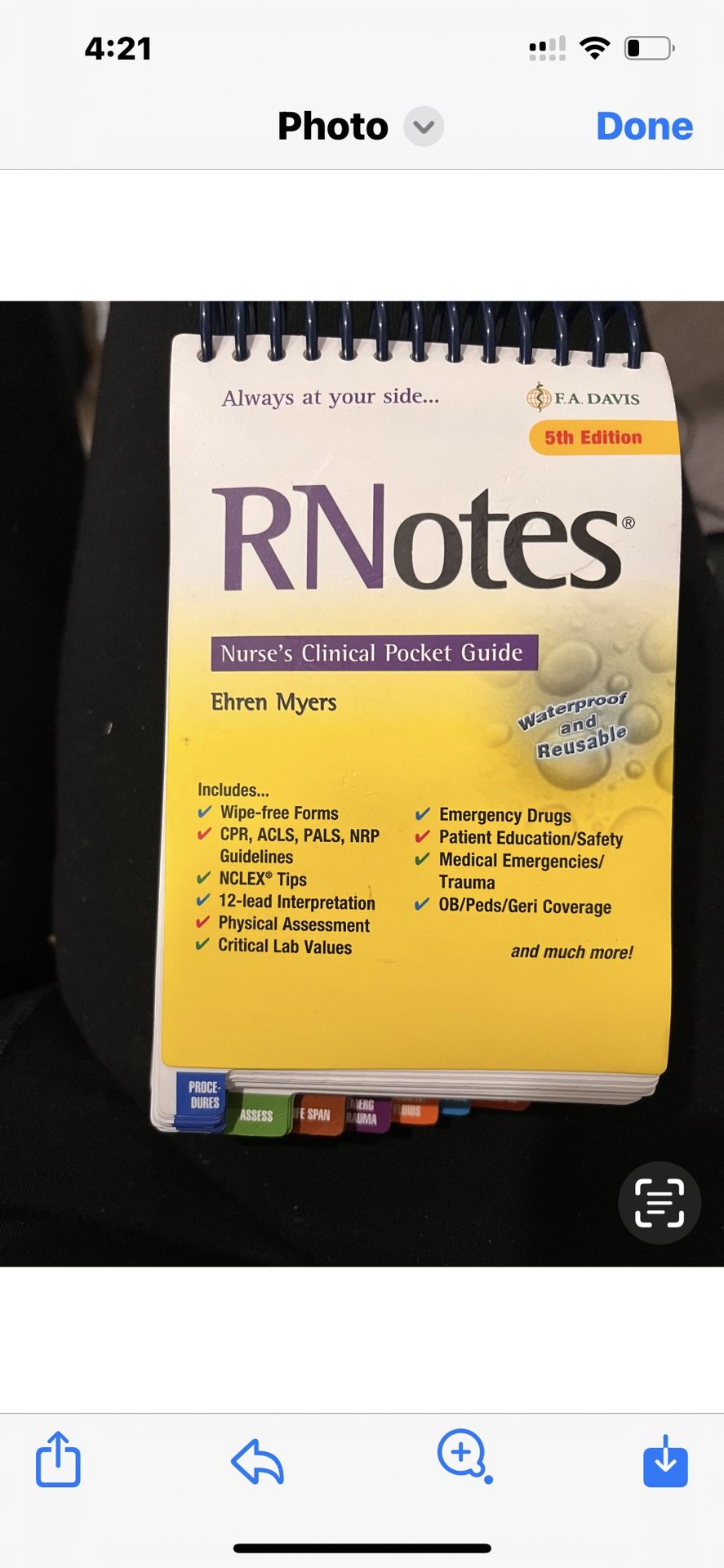 RN Pocket Guide Book 
