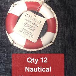 Life Saver Ring - Naplkin Rings a dozen