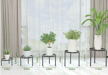 5 piece metal storage holders