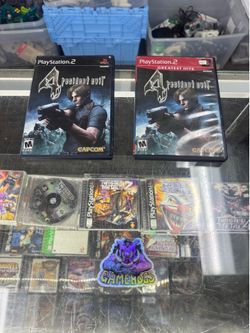 Resident Evil 4 $30-$35 Each Gamehogs 11am-7pm