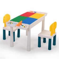 Kids Activity Table and Chair Set