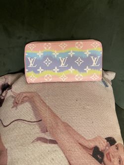 Pink Purple Yellow And Blue Wallet