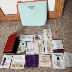 Pouch With Skin Care Products 