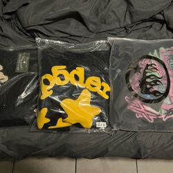 Hellstar, Denim Tear, and Spider Hoodies