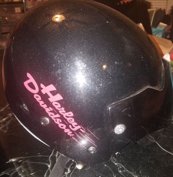 Harley-Davidson glitter Diva motorcycle helmet size extra large
