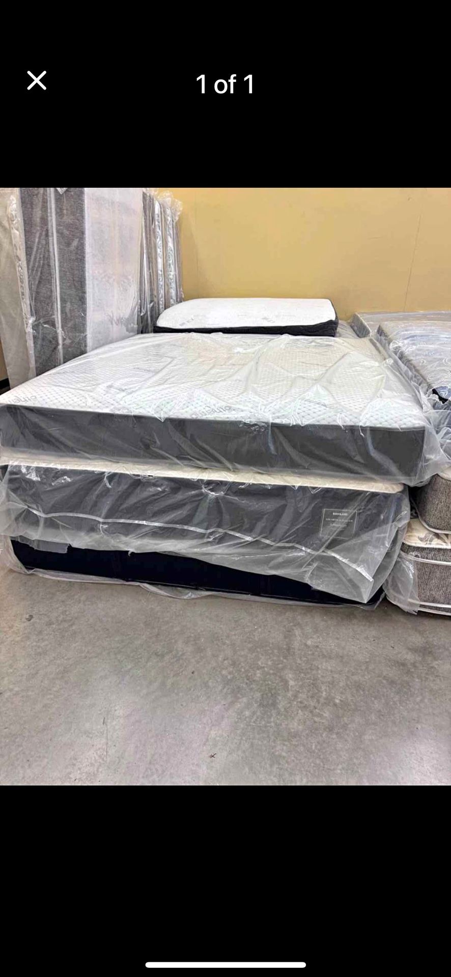 New King Mattress And Boxes
