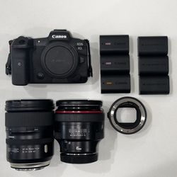 Canon R5 kit ( RF Adapter / Tamron G2 EF 24-70mm / Canon EF 85mm f1.2)