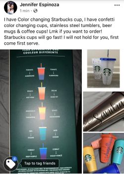 Personalize cups