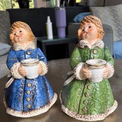 Goebel vintage candleholders