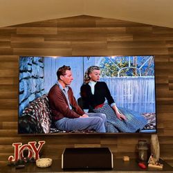 75" Sony tv with wall mount