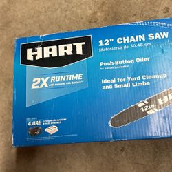 Hart 20V 12" CHAINSAW KIT