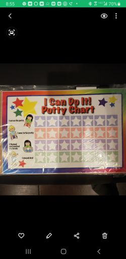 I Can Do It! Potty Chart - Brand New with Marker