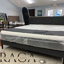 NEW KING BED FRAME & MATTRESS 