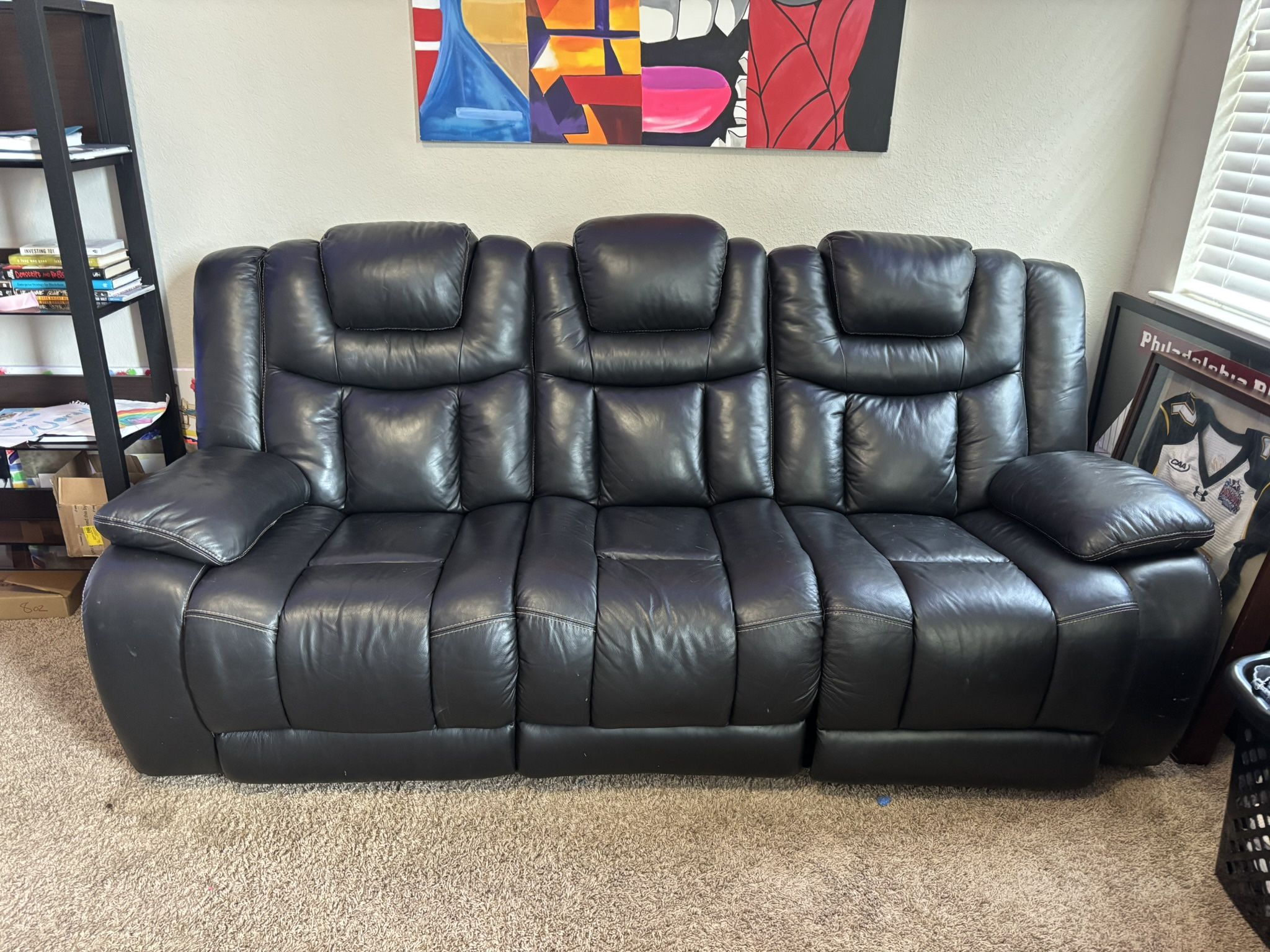 Black Reclining Couch