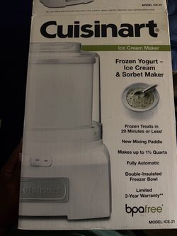 Cuisinart ICE-21 Ice Cream Maker