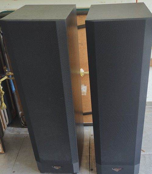 KLIPSCH KSF 8.5 SPEAKERS BLACK W Covers 8 OHMS 75 Watts