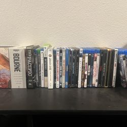 Miscellaneous Blue Ray And Games Collection (Selling All Together)