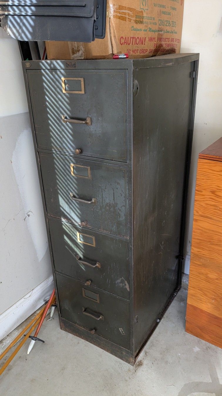 FIreproof File Cabinet - Dark Green