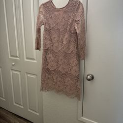 Dusty Rose Dress 