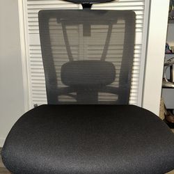 Autonomous - ErgoChair Pro Office Chair Lumbar Support Mesh - Black. No arms.