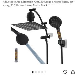 Rainfall Shower Head Combo 