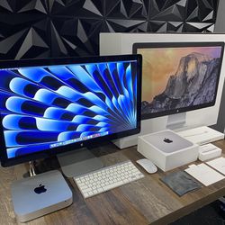 Apple Mac Mini Desktop With 27 Inch Apple Display Bundle Nice LOOK