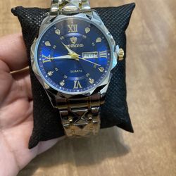 BINBOND Men's Casual Business Waterproof Calendar Luminous  Luxury Quartz watch