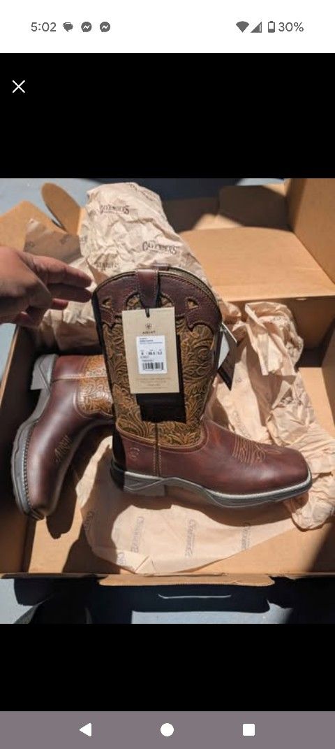 Women's Ariat Savannah Cowboy Boots Sz 8